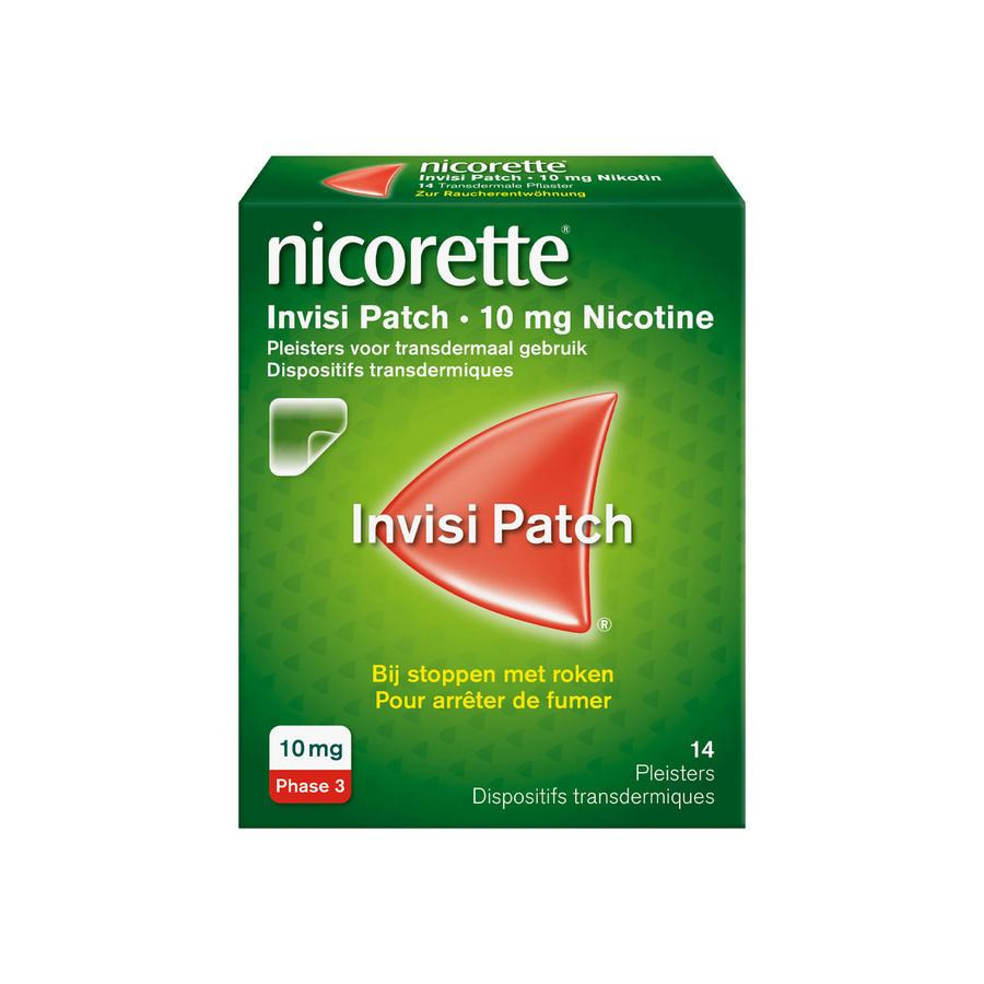 Image of Nicorette Invisi Patch 10mg 14 Pleisters 