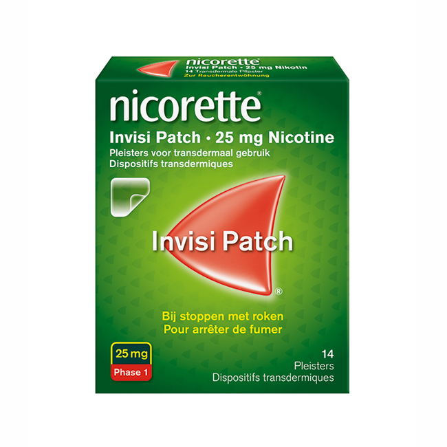Image of Nicorette Invisi Patch 25 Mg 14 Pleisters 