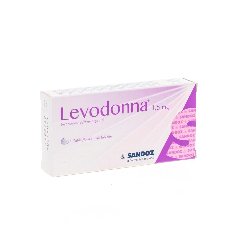 Image of Levodonna 1,5 Mg Sandoz 1 Tablet 