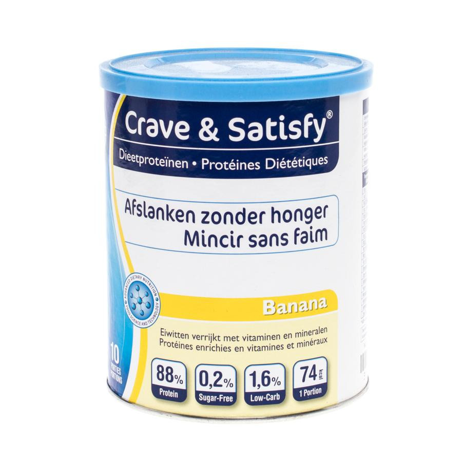 Image of Crave &amp; Satisfy Dieetproteinen Banana 200g 