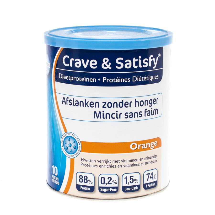 Image of Crave &amp; Satisfy Dieetproteinen Orange 200g