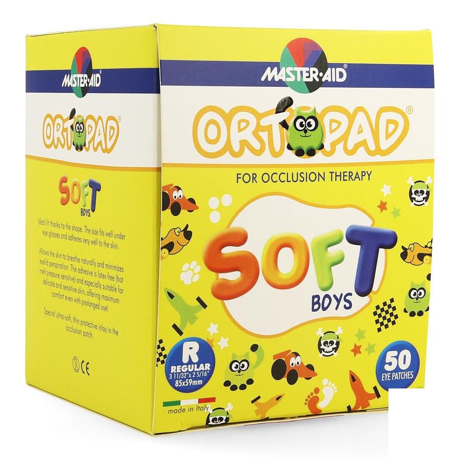 Image of Ortopad Soft Boys Regular 85x59mm 50 Stuks