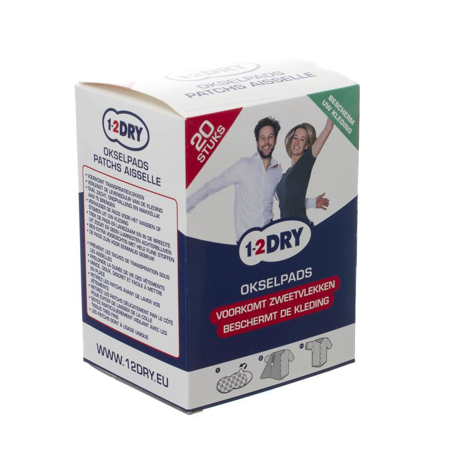 Image of 1-2dry Okselpads Large 20 Stuks 