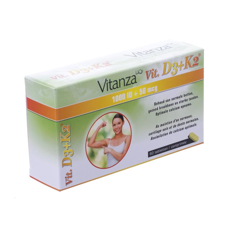 Image of Vitanza HQ Vitamine D3 + K2 60 Tabletten