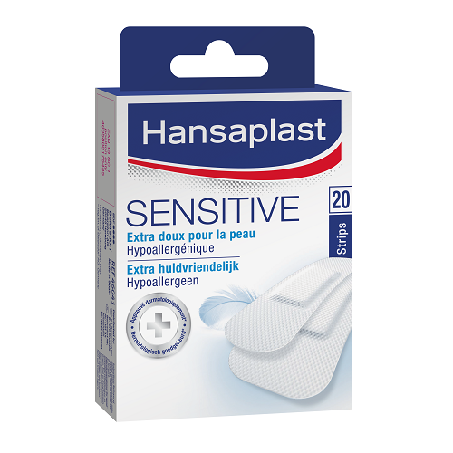 Image of Hansaplast Sensitive Pleister Extra Huidvriendelijk 20 Strips