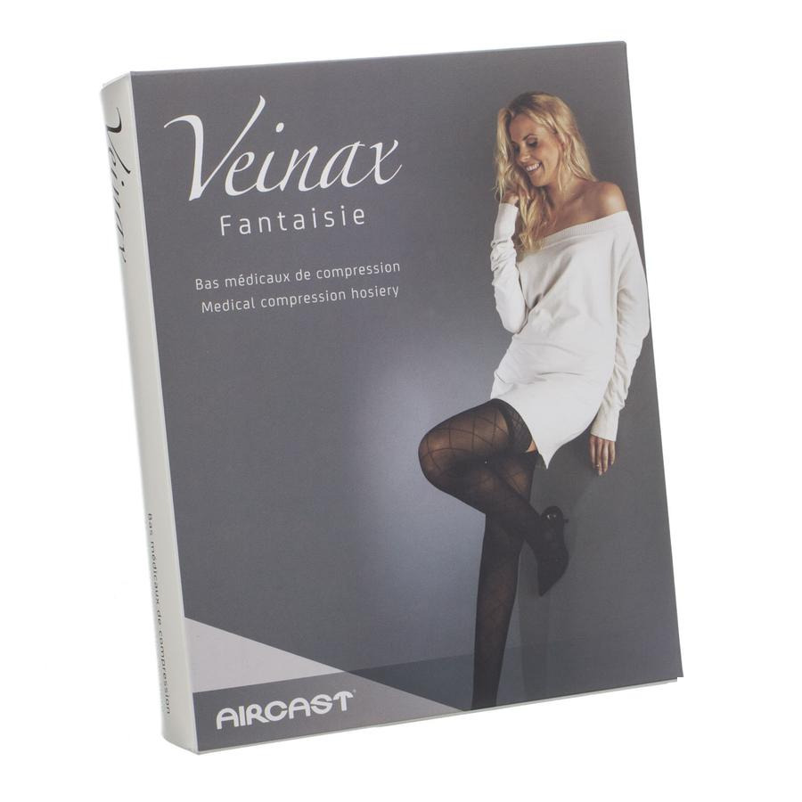 Image of Veinax Panty Grote Diamant 2 Lang Zwart Maat 2 1 Paar 