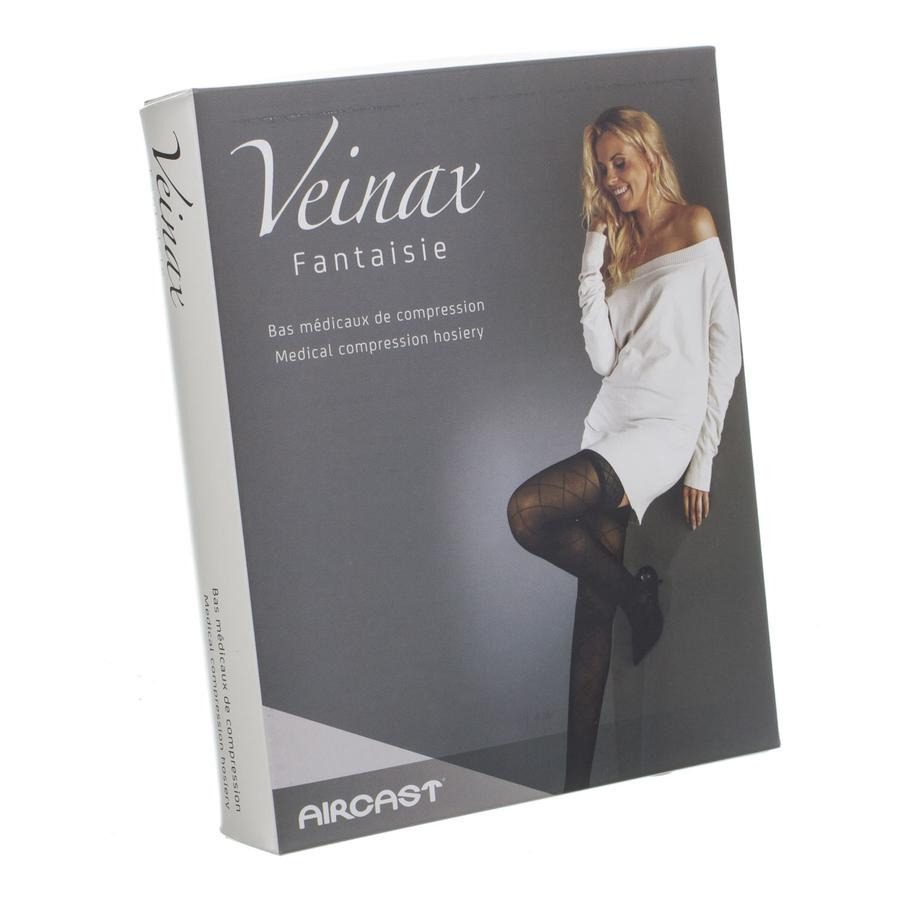 Image of Veinax Panty Kleine Diamant 2 Lang Zwart Maat 2 1 Paar 