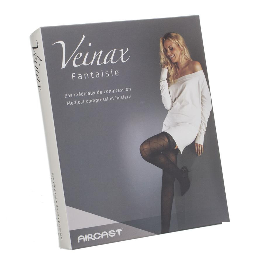 Image of Veinax Panty Kleine Diamant 2 Lang Zwart Maat 3 1 Paar