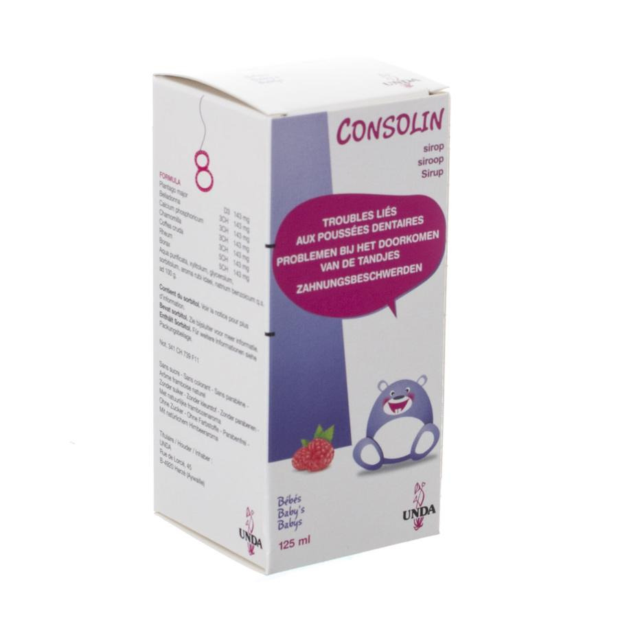 Image of Unda Consolin Siroop Kind 125ml