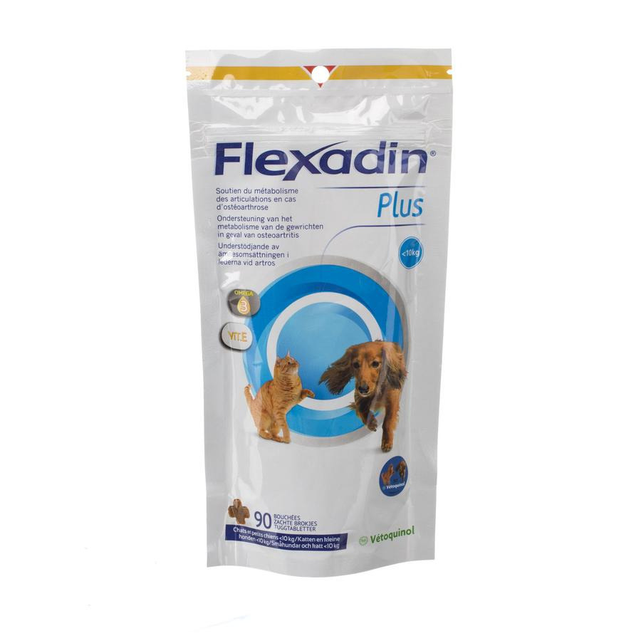Image of Flexadin Plus Mini Veterinair 90 Kauwtabletten 