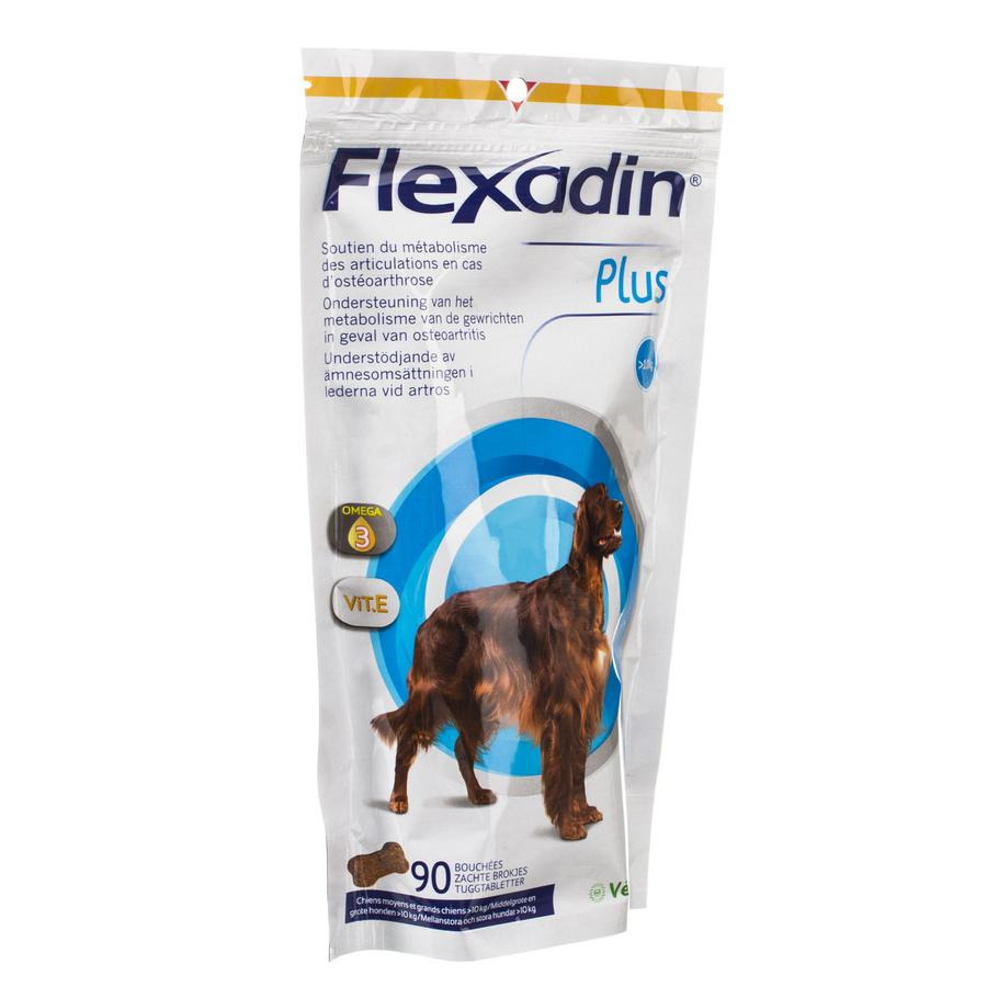 Image of Flexadin Plus Maxi Veterinair 90 Kauwtabletten 