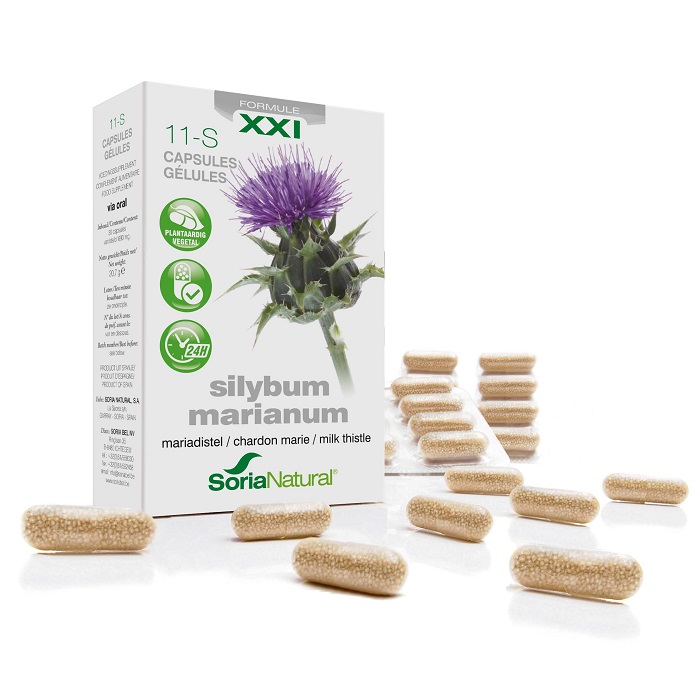 Image of Soria 11-S Silybum Marianum XXI 30 Capsules