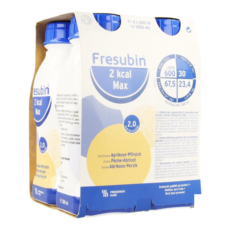 Image of Fresubin 2kcal Drink Max Perzik 4x300ml 