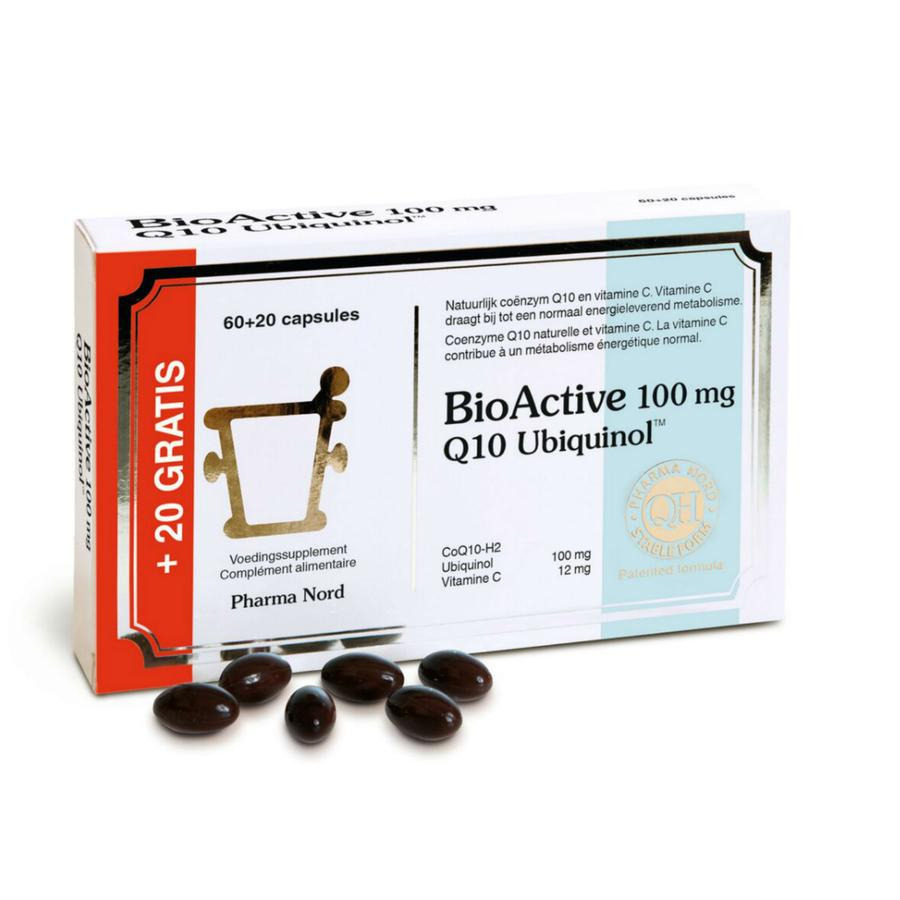 Image of Pharma Nord Bio Active Q10 100mg 60+20 Capsules 