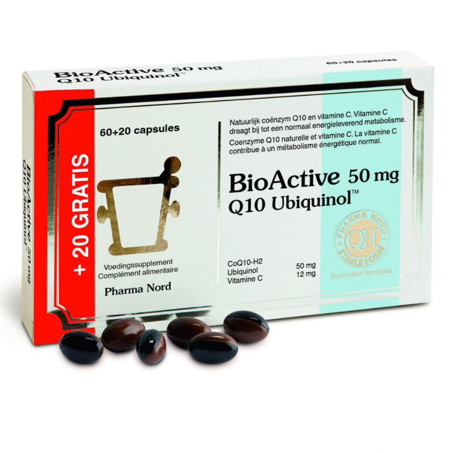 Image of Pharma Nord Bio Active Q10 50mg 60+20 Capsules 