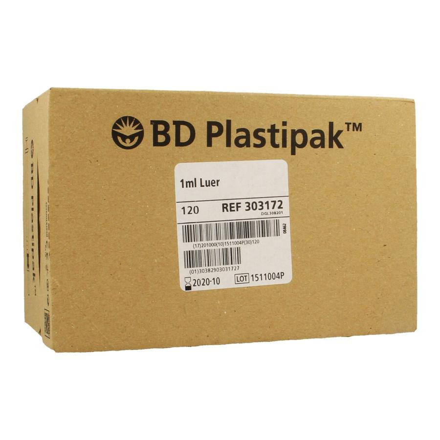 Image of BD Plastipak Spuit Luer Tuberculine 1ml 120 Stuks 