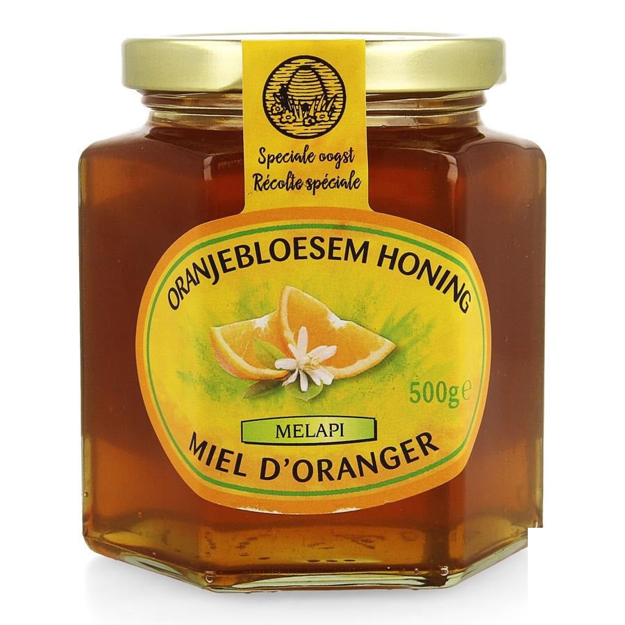 Image of Melapi Honing Oranjebloesem 500g 