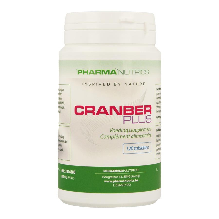 Image of Pharmanutrics Cranberry Plus 120 Tabletten 