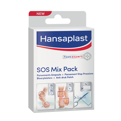 Image of Hansaplast SOS Kit Blaarpleister 6 Strips