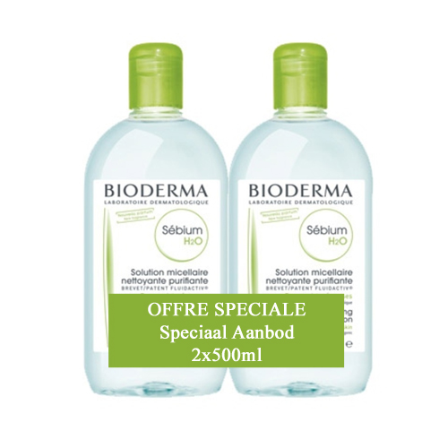 Image of Bioderma Sébium H2O Micellaire Oplossing Promo 2x500ml