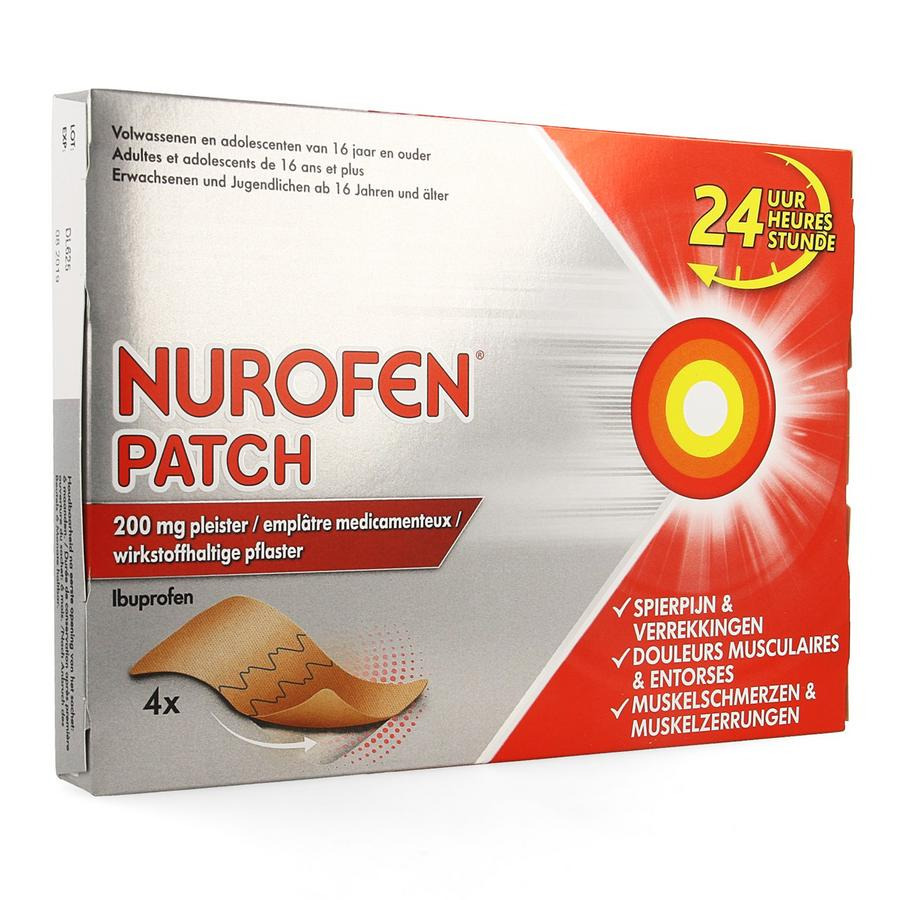 Image of Nurofen Patch 200mg 4 Pleisters