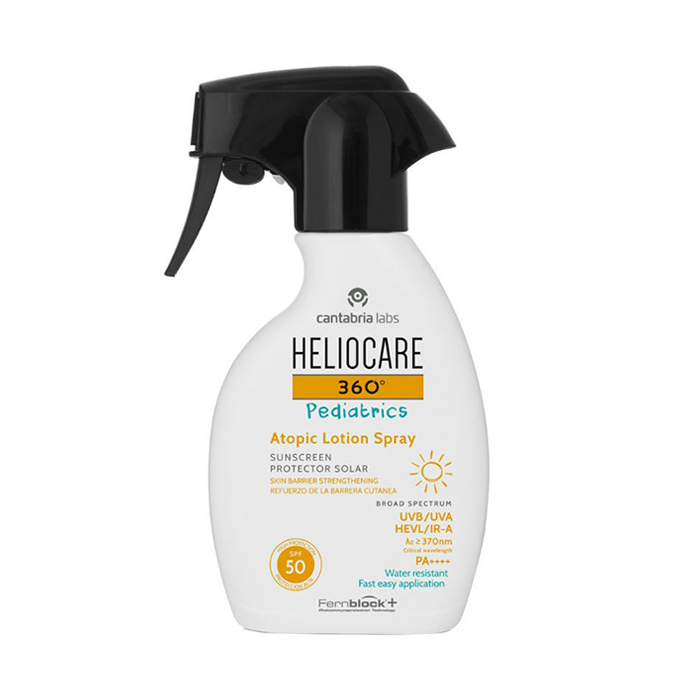 Image of Heliocare 360° Pediatrics Atopic Lotion Spray SPF50 250ml 