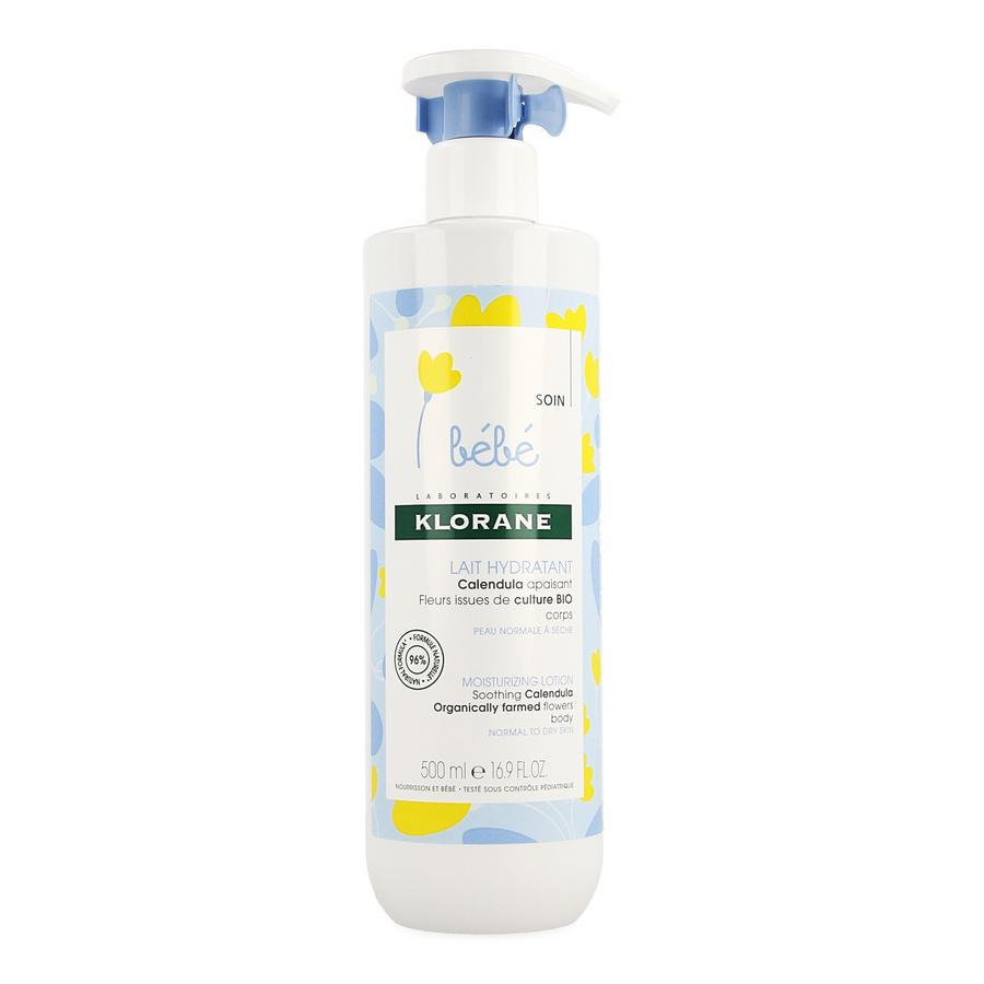 Image of Klorane Bébé Hydraterende Melk Met Calendula 500ml 