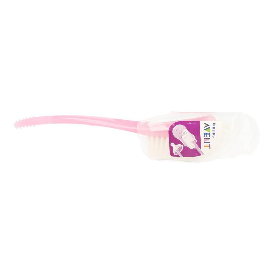 Image of Philips Avent Flesborstel Roze 1 Stuk 