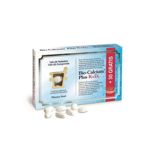 Image of Pharma Nord Bio-Calcium Plus K+D3 120 Tabletten Promo + 30 Gratis