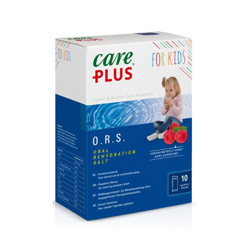 Image of Care Plus O.R.S. Kids Framboos 10 Zakjes