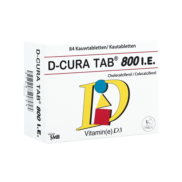 Image of D-Cura Tab 800 I.E. 84 Kauwtabletten