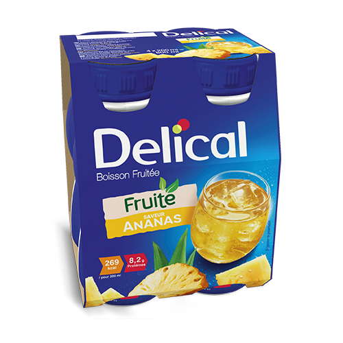 Image of Delical Fruitdrink Ananas 4x200ml 