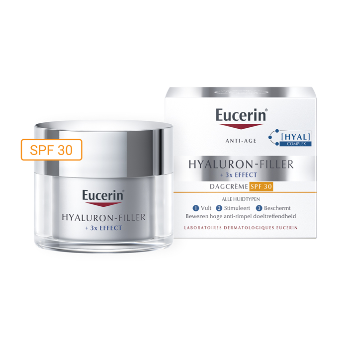 Image of Eucerin Hyaluron-Filler + 3x Effect Dagcrème SPF30 - Alle Huidtypes 50ml 