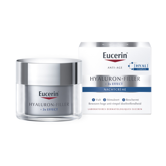 Image of Eucerin Hyaluron-filler + 3x Effect Nachtcrème 50ml 