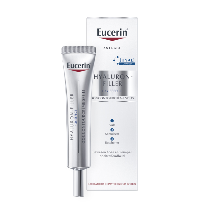 Image of Eucerin Hyaluron-Filler +3x Effect Oogcontourcrème SPF15 15ml 