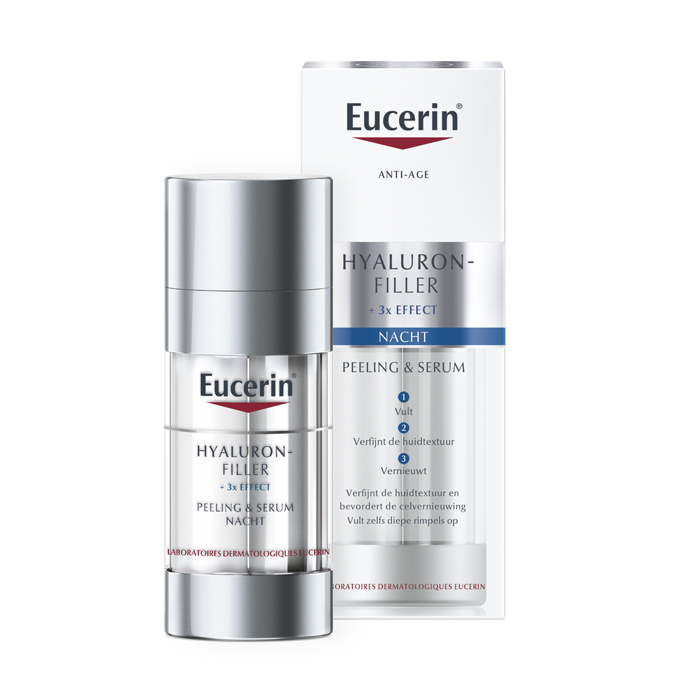 Image of Eucerin Hyaluron-filler + 3x Effect Peeling serum Nacht 30ml 