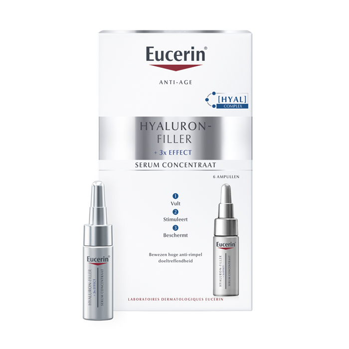 Image of Eucerin Hyaluron-filler + 3x Effect Serum Concentraat 6x5ml