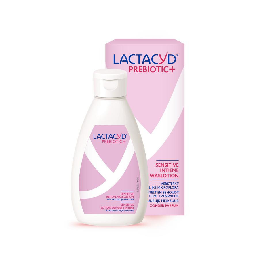 Image of Lactacyd Prebiotic+ Sensitive Intieme Waslotion Met Natuurlijk Melkzuur 200ml 