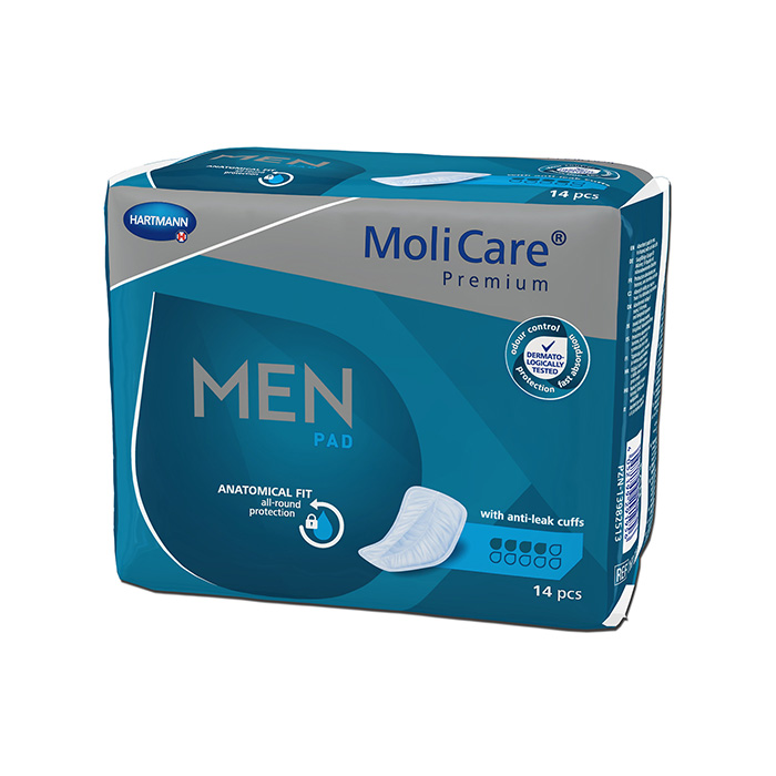 Image of Molicare Premium Men Pad 4 Druppels 14 Stuks