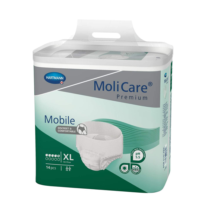 Image of MoliCare Premium Mobile Incontinentieslip - 5 Druppels - Extra Large 14 Stuks