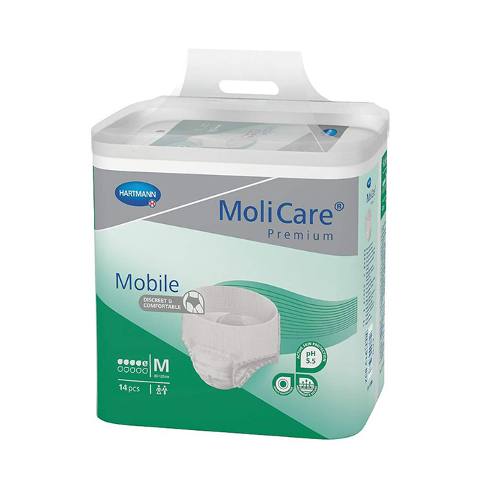 Image of MoliCare Premium Mobile Incontinentieslip - 5 Druppels - Medium 14 Stuks