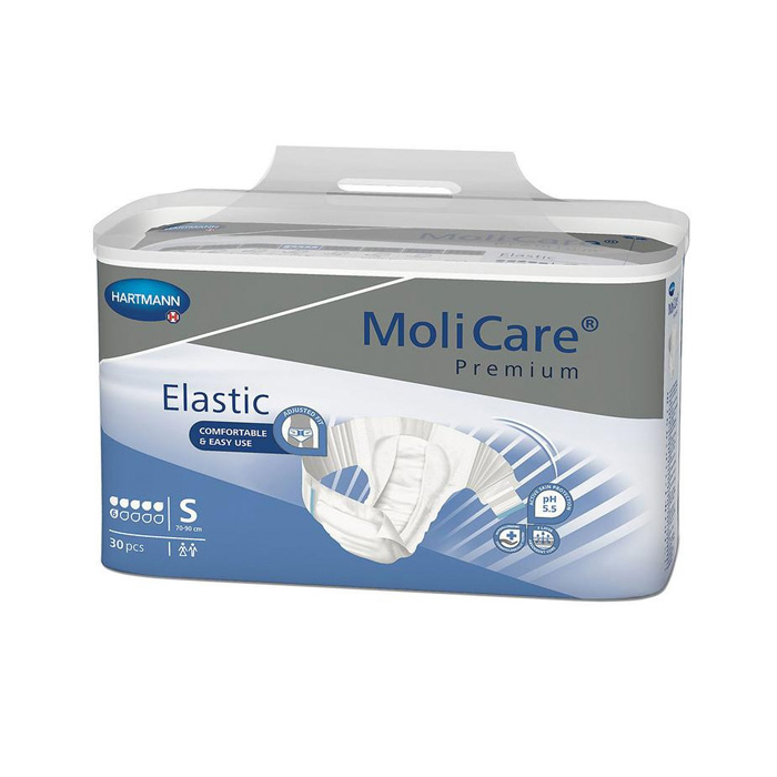 Image of MoliCare Premium Elastic Incontinentieslip - 6 Druppels - Small 30 Stuks