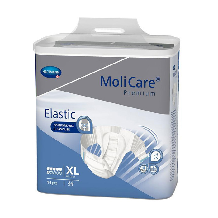 Image of MoliCare Premium Elastic Incontinentieslip - 6 Druppels - XL 14 Stuks