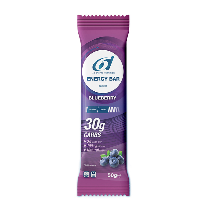 Image of 6D Sports Nutrition Energy Bar Blueberry 50g 