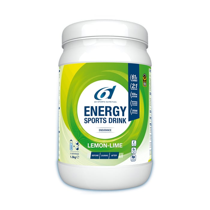 Image of 6d Energy Sports Drink Lemon Lime Poeder 1,3kg 