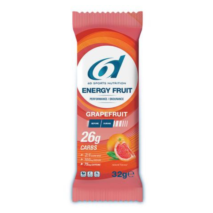 Image of 6D Sports Nutrition Energy Fruit + Caffeine Grapefruit 32g - 1 Stuk 