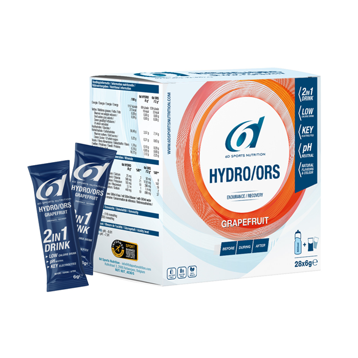 Image of 6D Sports Nutrition Hydro/ ORS Pompelmoes 28x6g Zakjes 