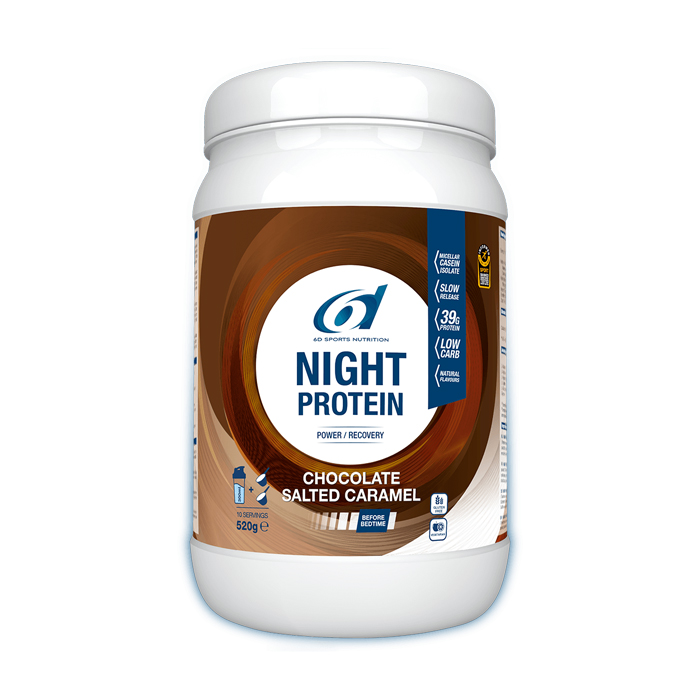 Image of 6D Sports Nutrition Night Protein Chocolade Gezouten Caramel 520g