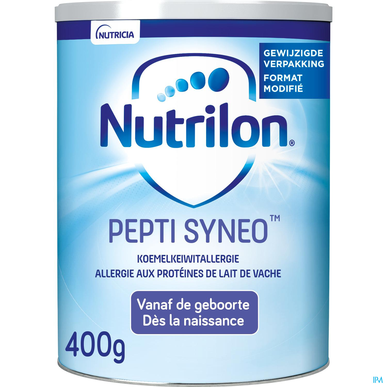 Image of Nutrilon Pepti Syneo Zuigelingenmelk Koemelkeiwitallergie 0-12M Poeder 400g (Vervangt Pepti Syneo 1 &amp; 2) 