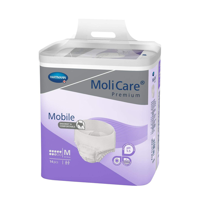 Image of Molicare Premium Mobile Incontinentieslip - 8 Druppels - Medium 14 Stuks